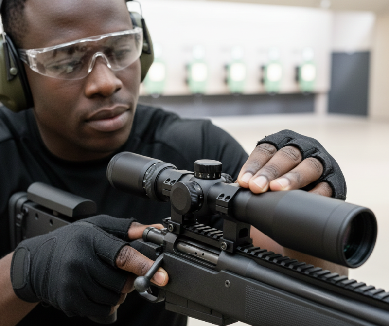 236-JD58 3-10x42E Extreme Defense Scope Black